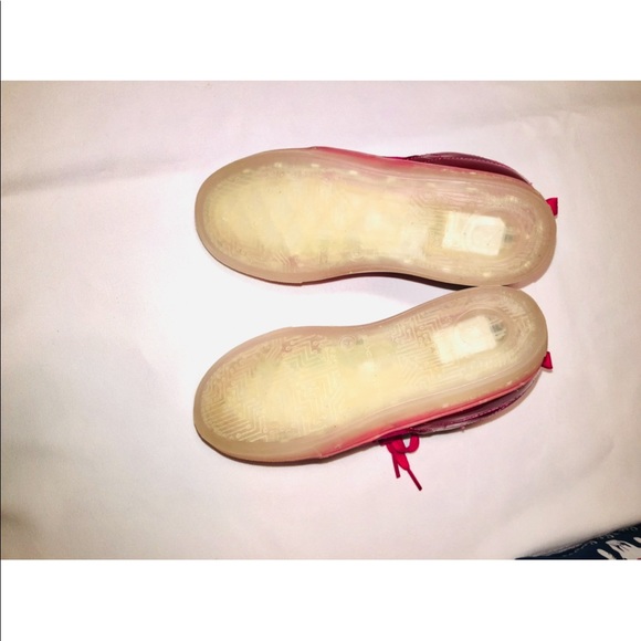 PINK TENNIS SHOES BIG GIRL SIZE 4 or LADY’S 7 SOFT FLEXIBLE SOLE SHOES FLASHLIGH - Picture 6 of 6